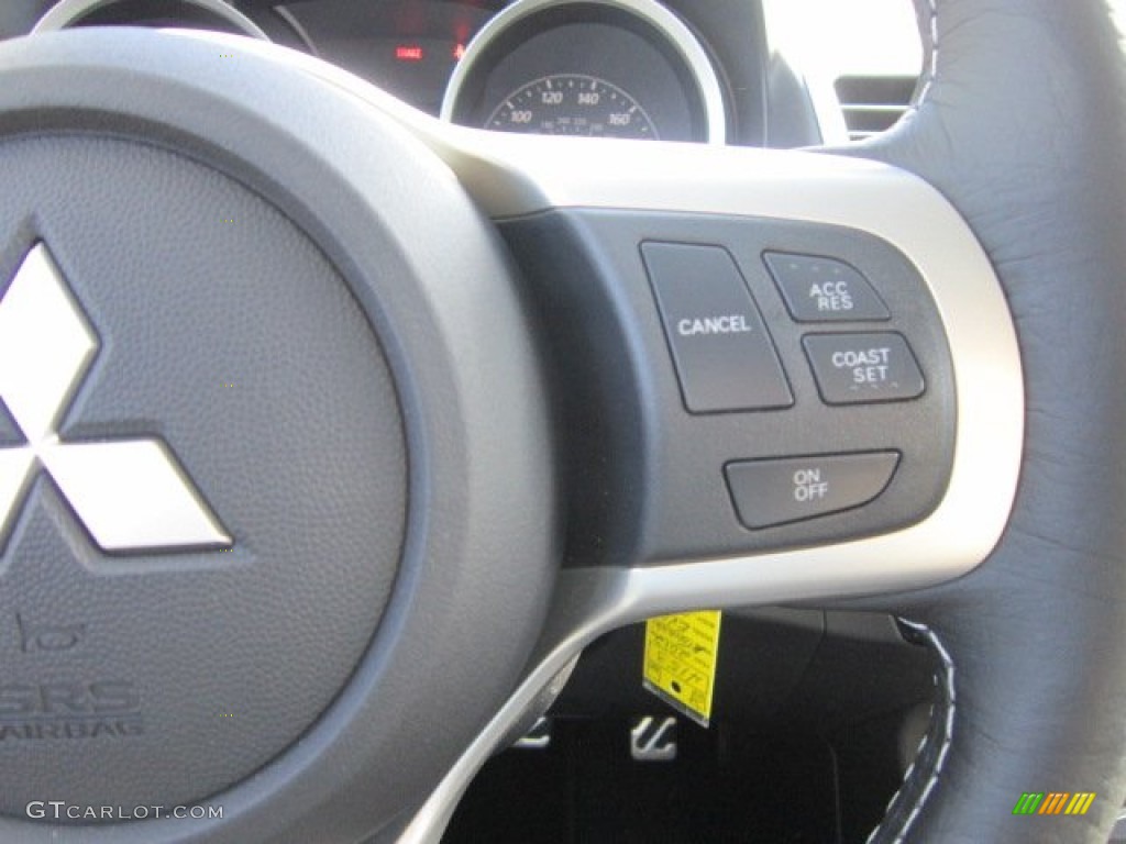 2012 Mitsubishi Lancer Evolution GSR Controls Photo #66571086