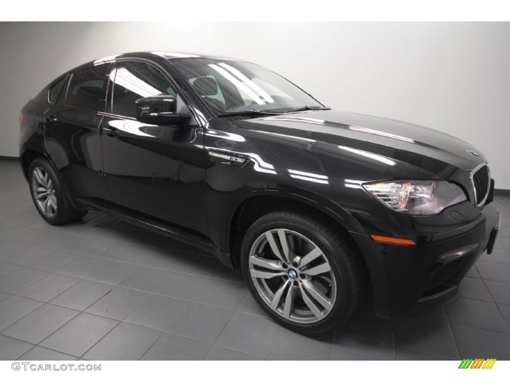 2011 X6 M M xDrive - Black Sapphire Metallic / Black Merino Leather photo #1
