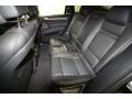 2011 BMW X6 M Black Merino Leather Interior Rear Seat Photo