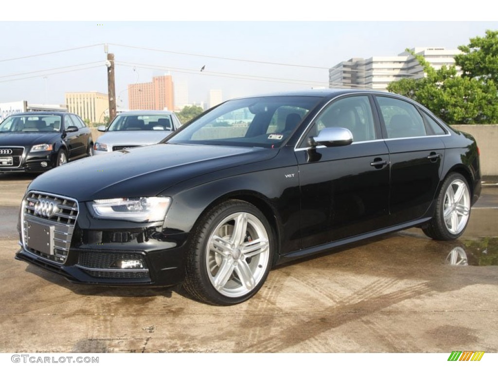 Brilliant Black 2013 Audi S4 3.0T quattro Sedan Exterior Photo #66572553