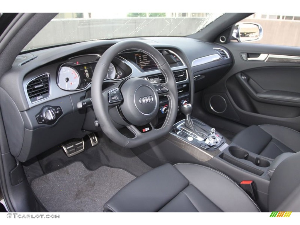 Black Interior 2013 Audi S4 3.0T quattro Sedan Photo #66572613