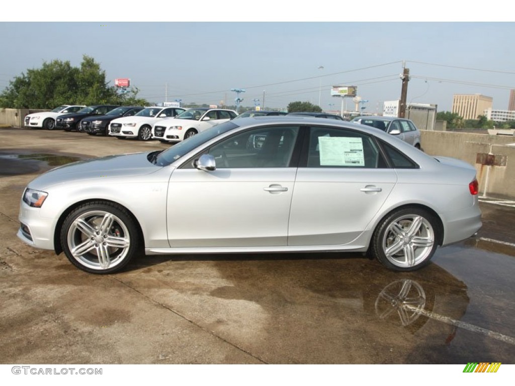 2013 S4 3.0T quattro Sedan - Ice Silver Metallic / Black photo #5