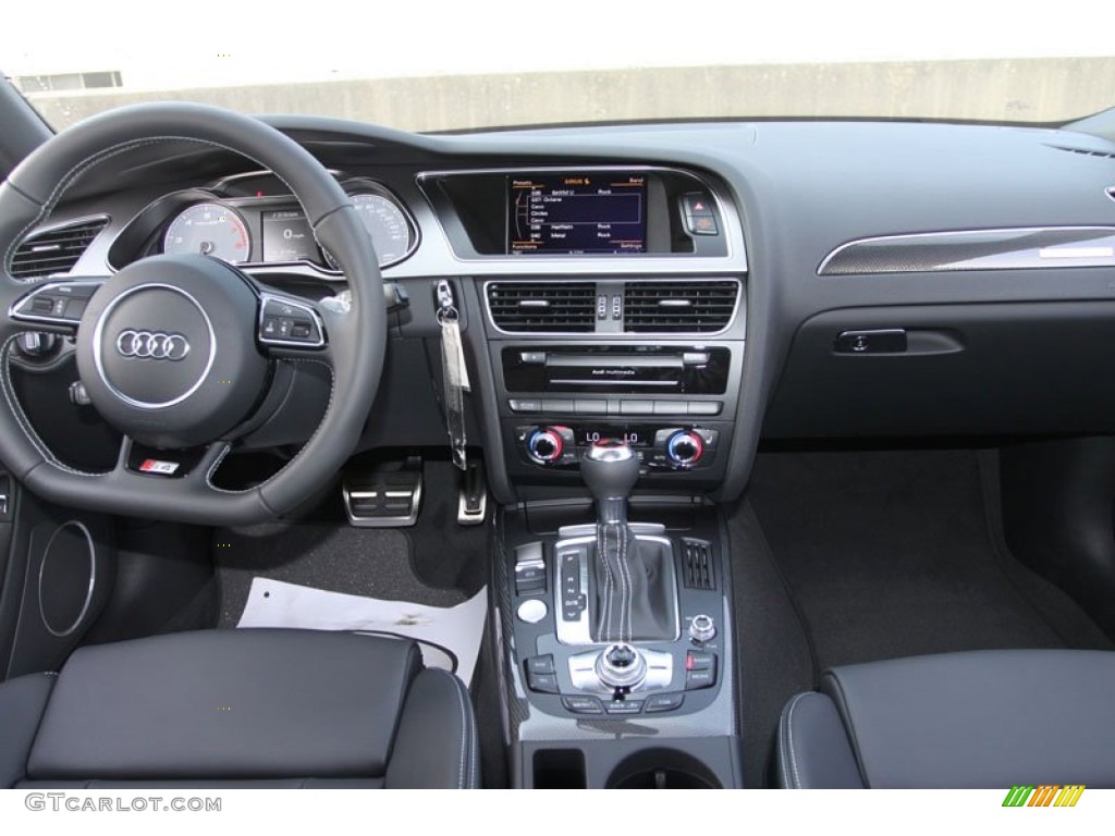 2013 Audi S4 3.0T quattro Sedan Black Dashboard Photo #66572883
