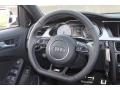 Black 2013 Audi S4 3.0T quattro Sedan Steering Wheel