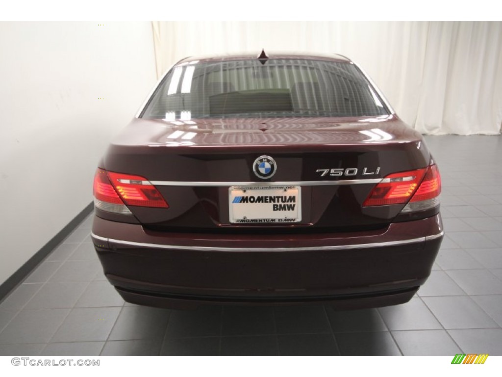 2007 7 Series 750Li Sedan - Barbera Red Metallic / Cream Beige photo #12