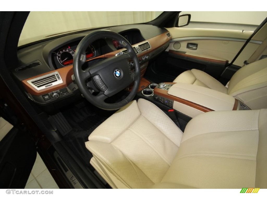 2007 7 Series 750Li Sedan - Barbera Red Metallic / Cream Beige photo #13