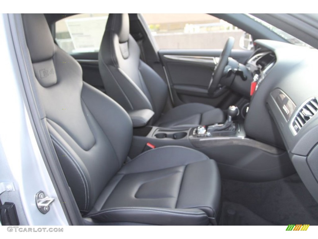 Black Interior 2013 Audi S4 3.0T quattro Sedan Photo #66572968