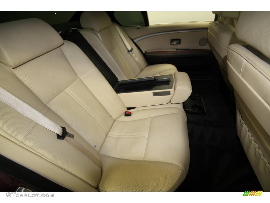 2007 7 Series 750Li Sedan - Barbera Red Metallic / Cream Beige photo #40