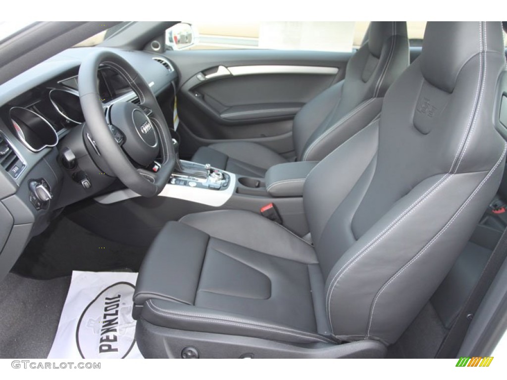Black Interior 2013 Audi S5 3.0 TFSI quattro Coupe Photo #66573642