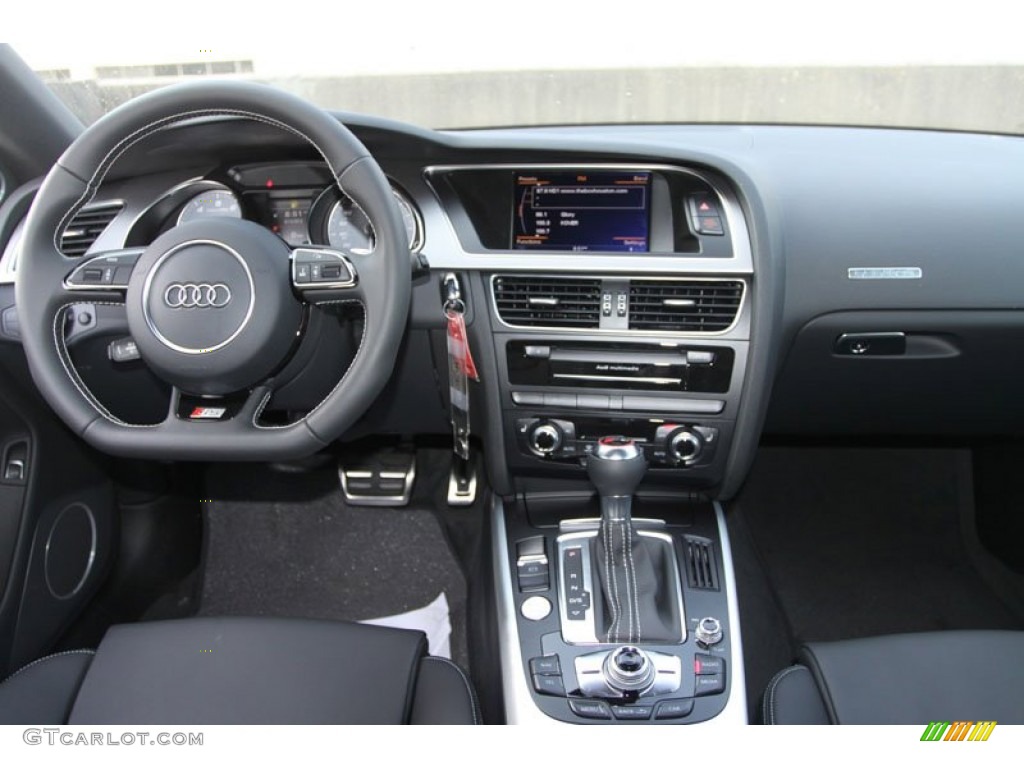2013 Audi S5 3.0 TFSI quattro Coupe Black Dashboard Photo #66573651
