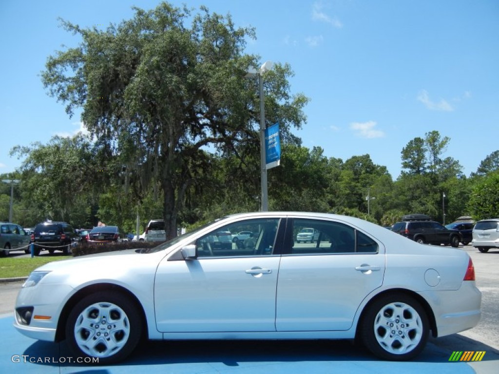 2011 Fusion SE V6 - Ingot Silver Metallic / Charcoal Black photo #2