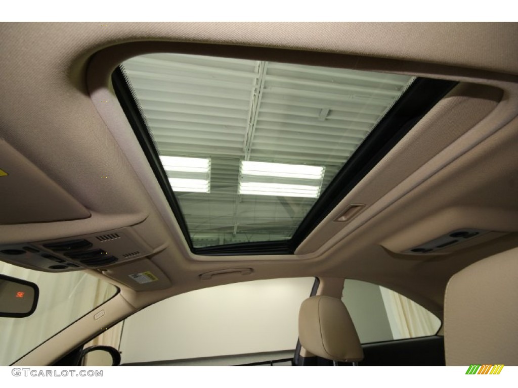 2009 1 Series 128i Coupe - Monaco Blue Metallic / Savanna Beige/Black Boston Leather photo #38