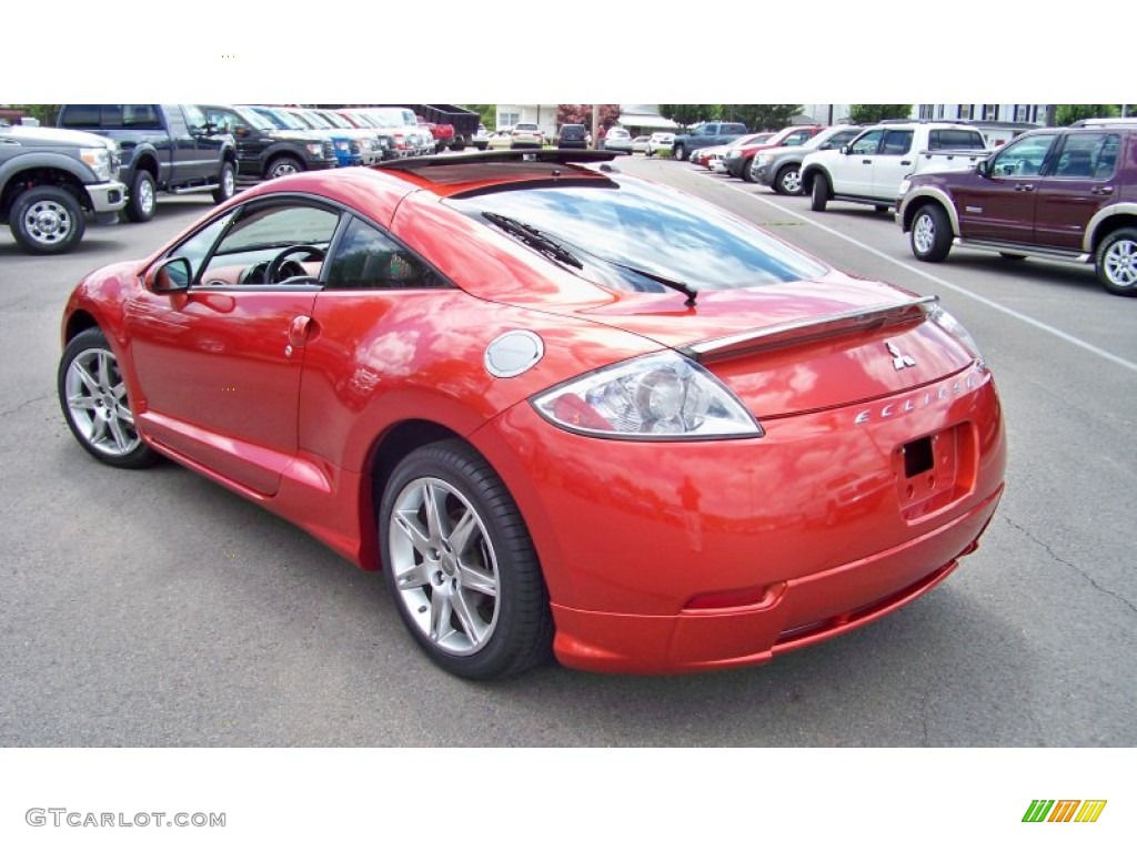 Sunset Orange Pearlescent 2008 Mitsubishi Eclipse GT Coupe Exterior Photo #66576274