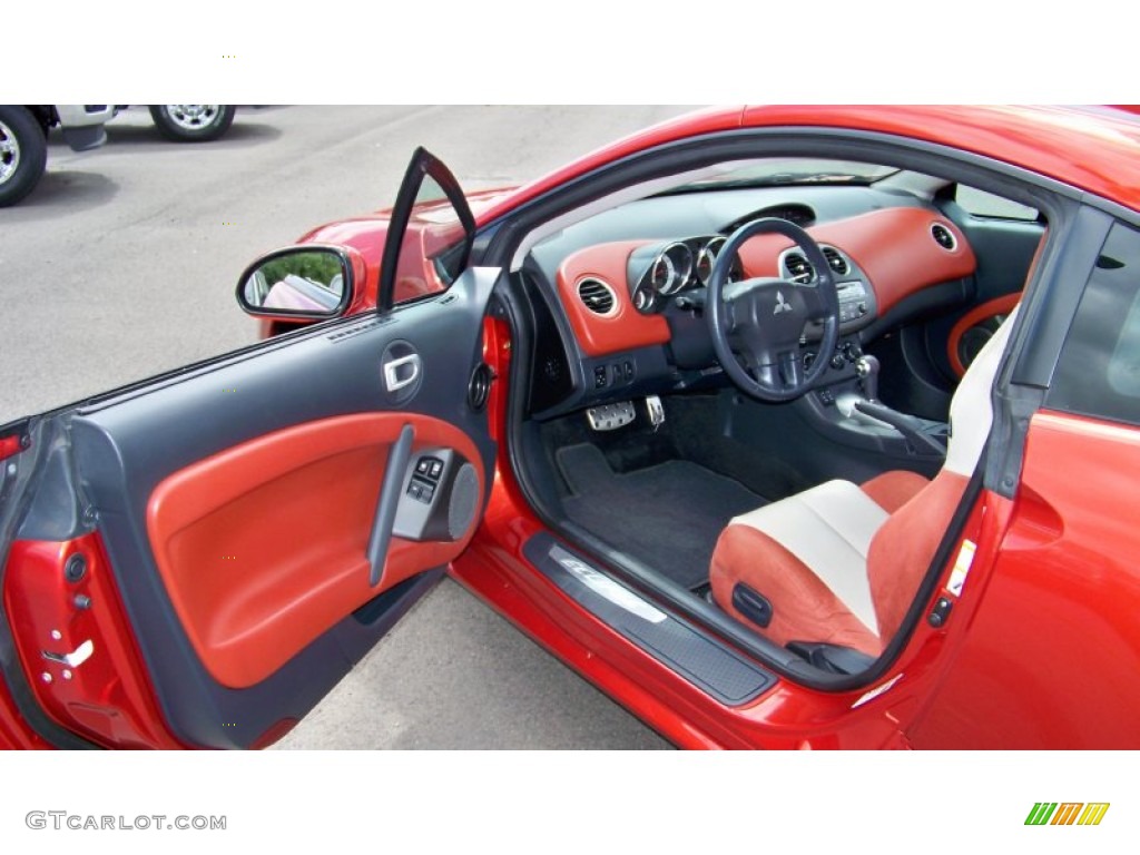 Terra Cotta/Charcoal Interior 2008 Mitsubishi Eclipse GT Coupe Photo #66576309