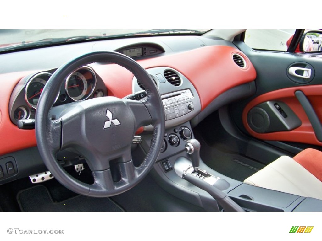 Terra Cotta/Charcoal Interior 2008 Mitsubishi Eclipse GT Coupe Photo #66576324
