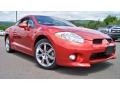 Sunset Orange Pearlescent 2008 Mitsubishi Eclipse GT Coupe Exterior