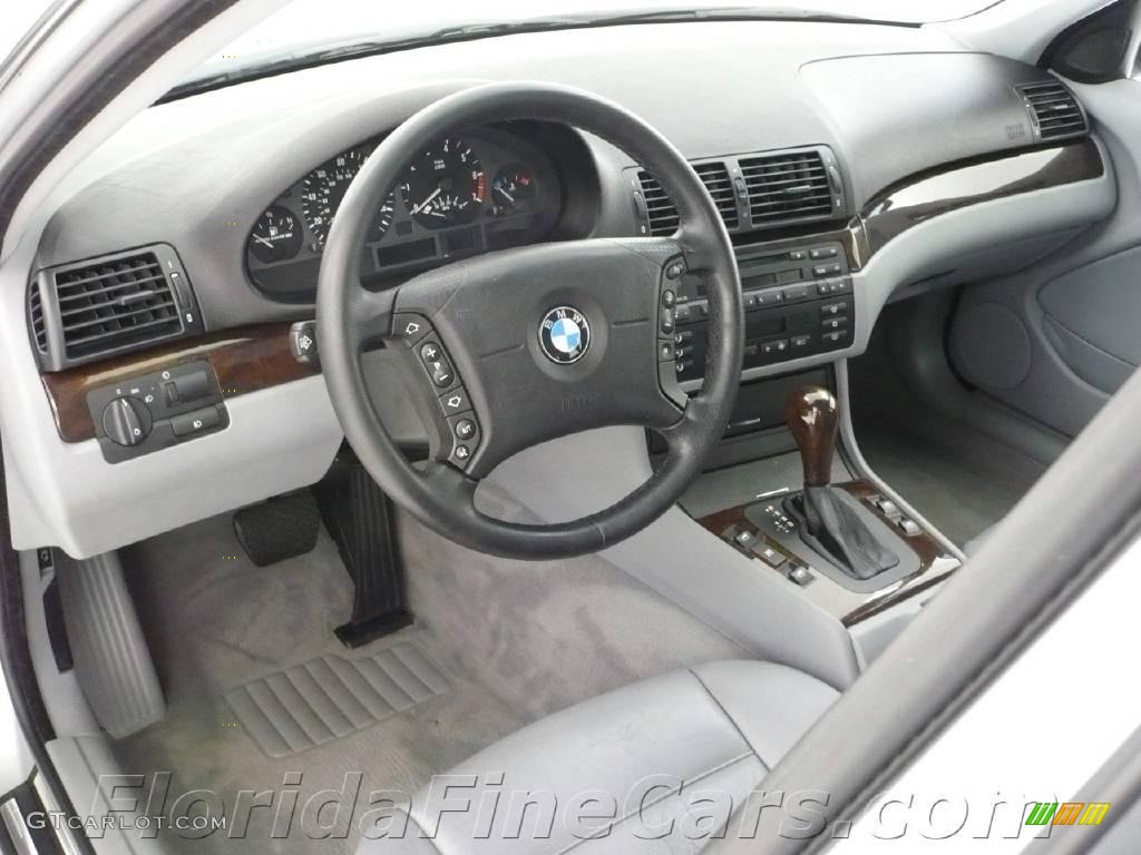 2001 3 Series 325i Wagon - Titanium Silver Metallic / Grey photo #12