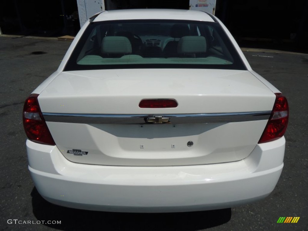2006 Malibu LT Sedan - White / Titanium Gray photo #6