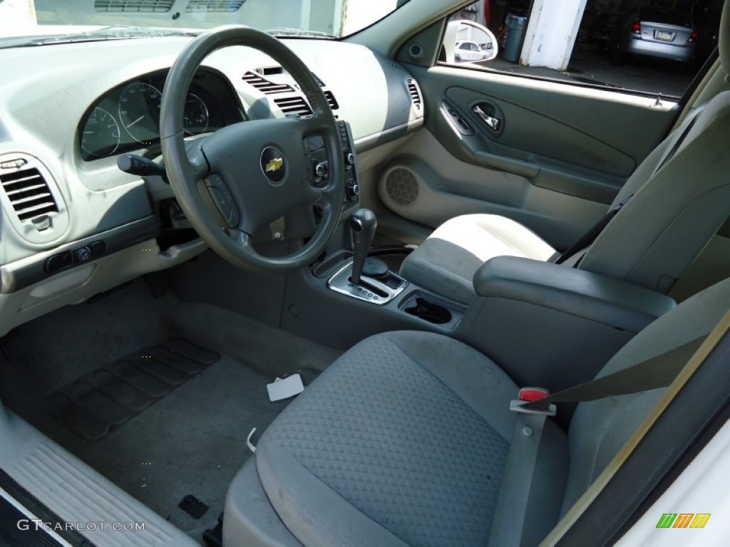 2006 Malibu LT Sedan - White / Titanium Gray photo #9