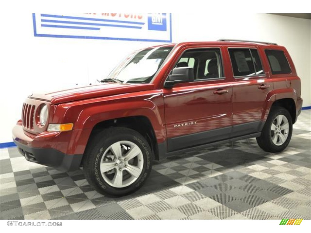 Deep Cherry Red Crystal Pearl Jeep Patriot