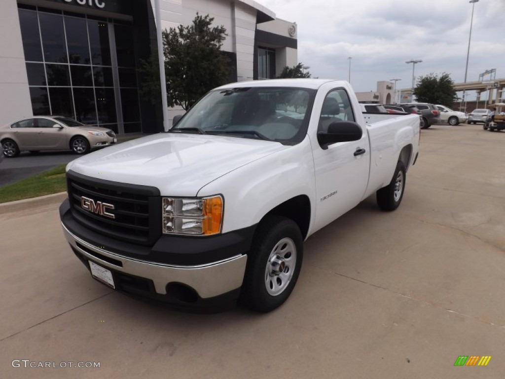 Summit White 2012 GMC Sierra 1500 Regular Cab Exterior Photo #66577590