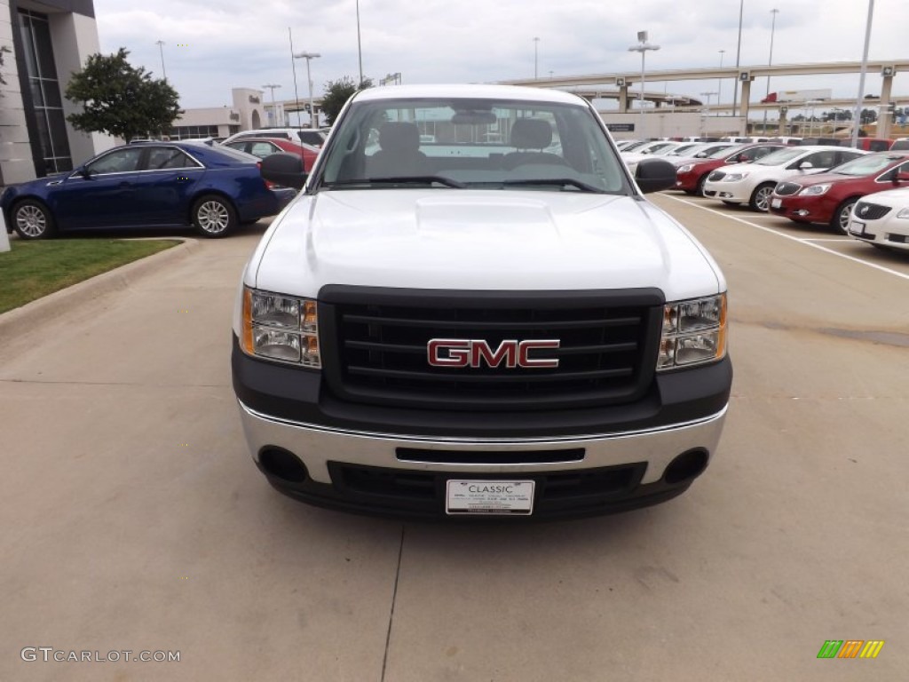 2012 Sierra 1500 Regular Cab - Summit White / Dark Titanium photo #8