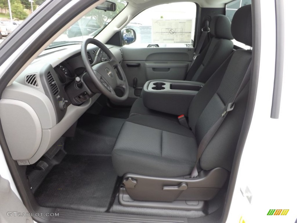 Dark Titanium Interior 2012 GMC Sierra 1500 Regular Cab Photo #66577689