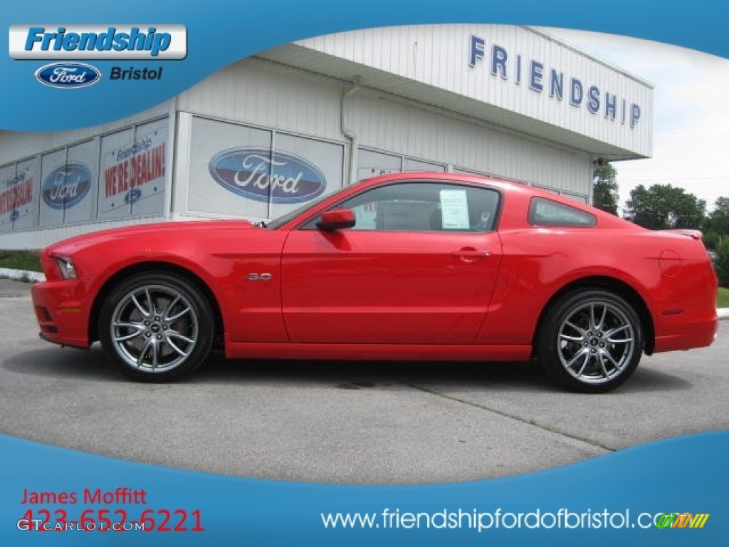 2013 Mustang GT Coupe - Race Red / Charcoal Black photo #1