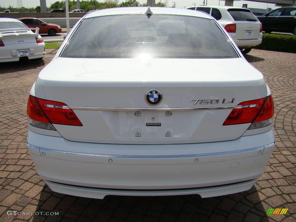 2006 7 Series 750Li Sedan - Alpine White / Dark Beige/Beige III photo #13