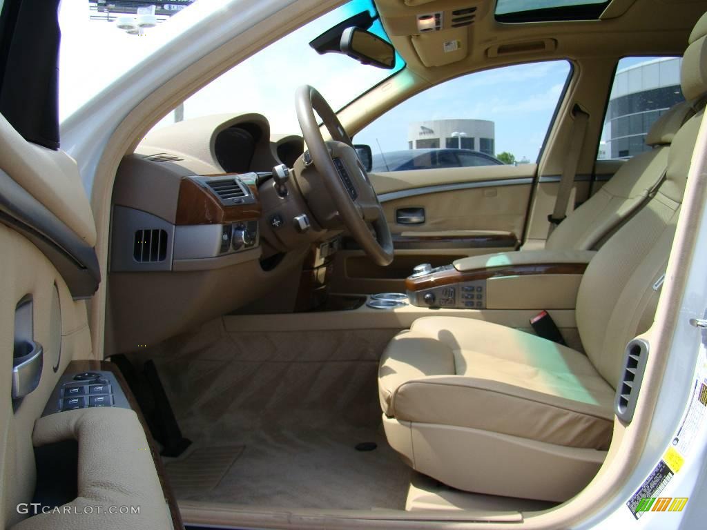 2006 7 Series 750Li Sedan - Alpine White / Dark Beige/Beige III photo #18