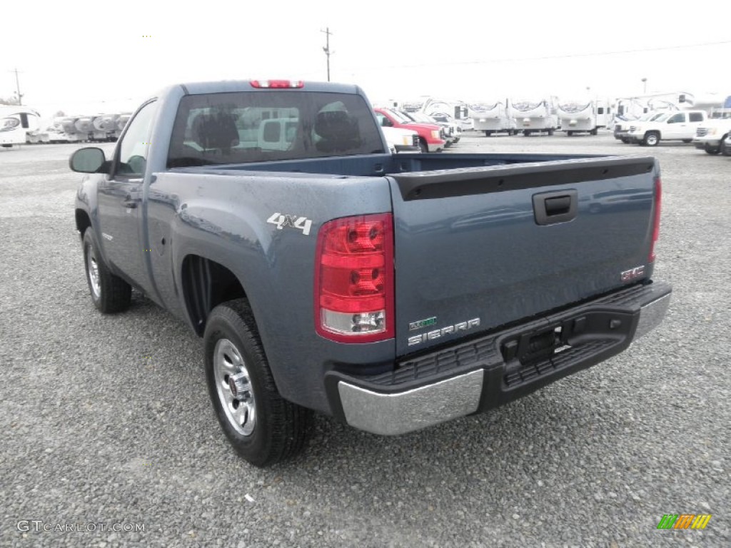 Stealth Gray Metallic 2012 GMC Sierra 1500 Regular Cab 4x4 Exterior Photo #66578659