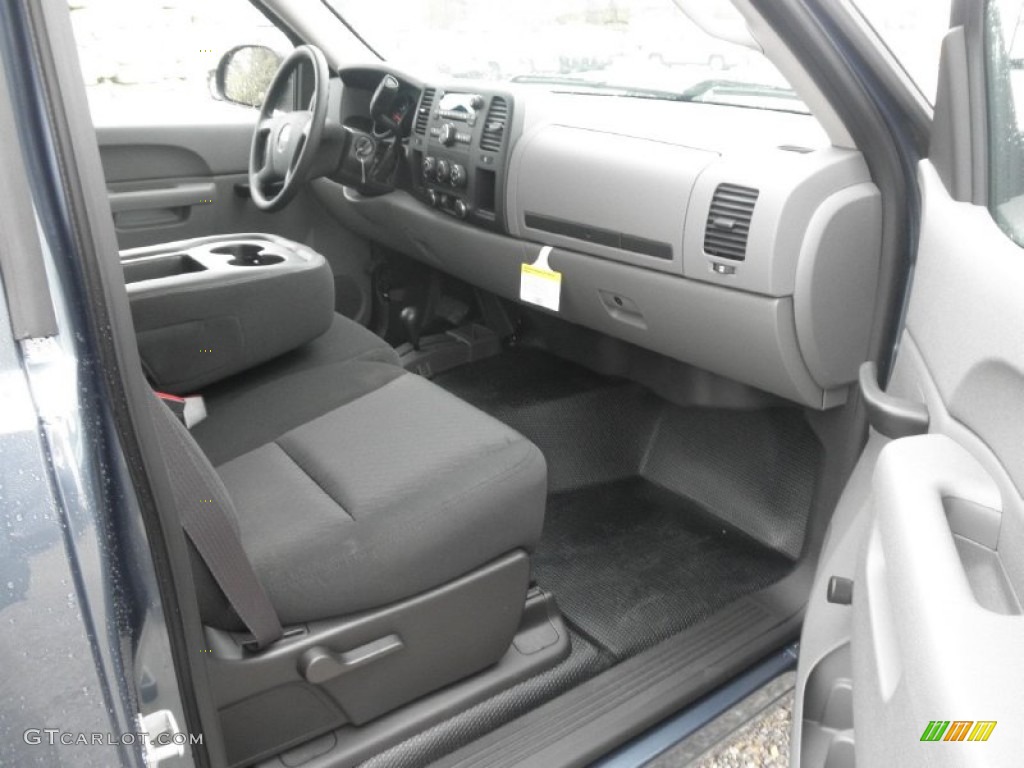 Dark Titanium Interior 2012 GMC Sierra 1500 Regular Cab 4x4 Photo #66578677