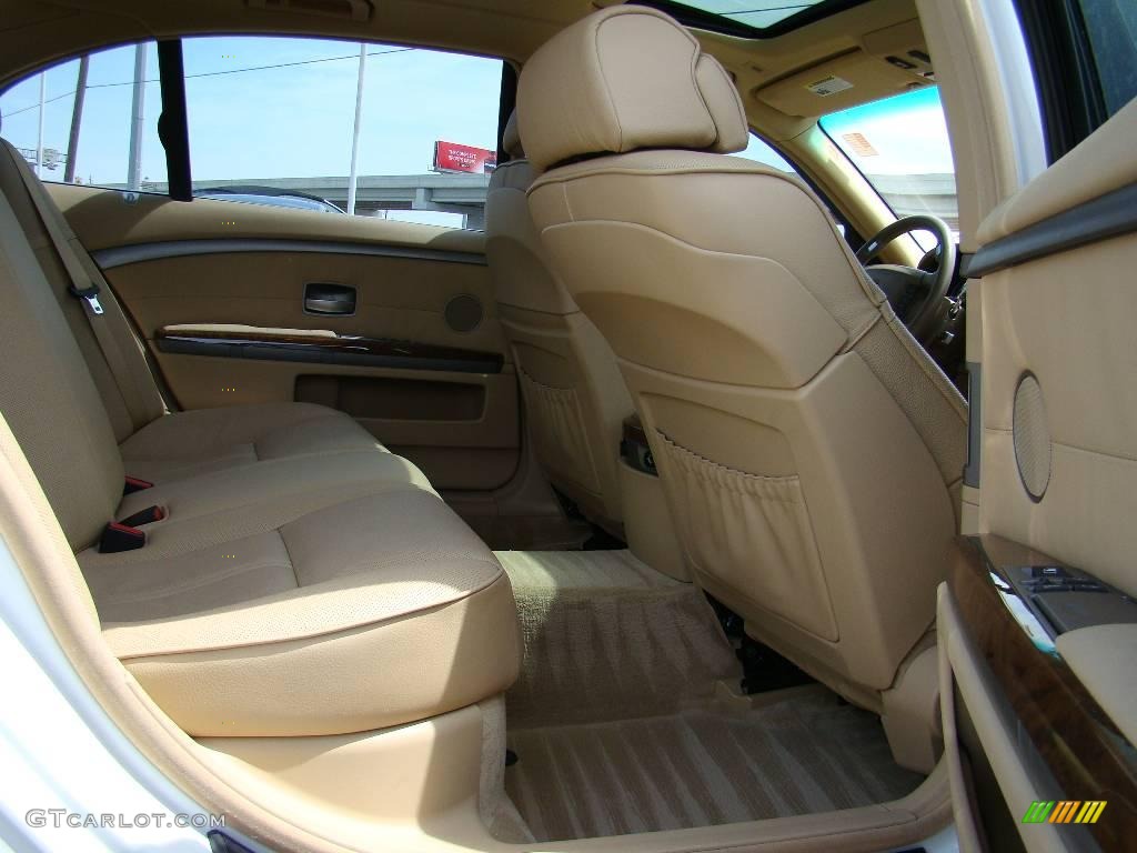 2006 7 Series 750Li Sedan - Alpine White / Dark Beige/Beige III photo #20