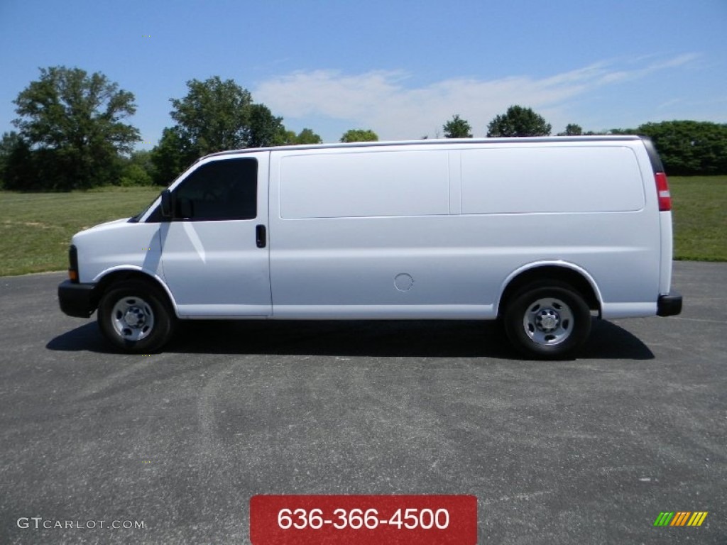 2007 Express 2500 Commercial Van - Summit White / Medium Pewter photo #1