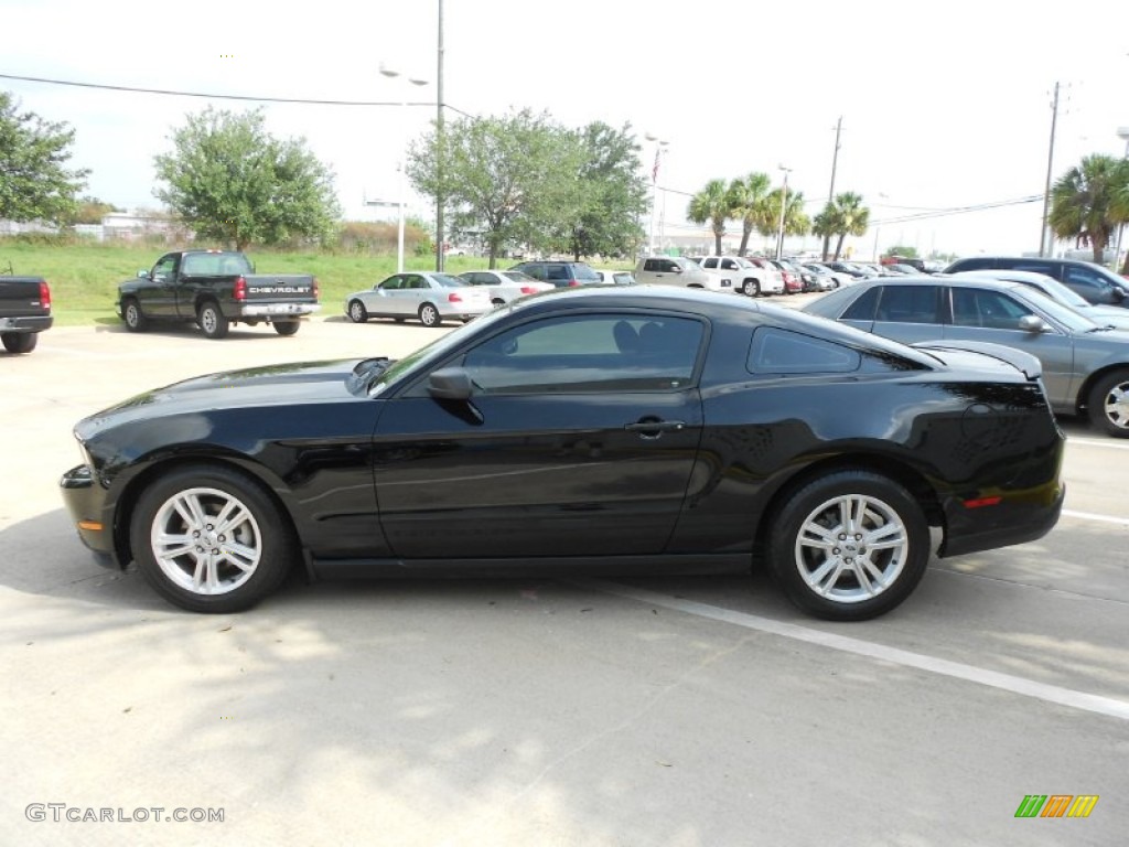 Black 2010 Ford Mustang V6 Coupe Exterior Photo #66579602