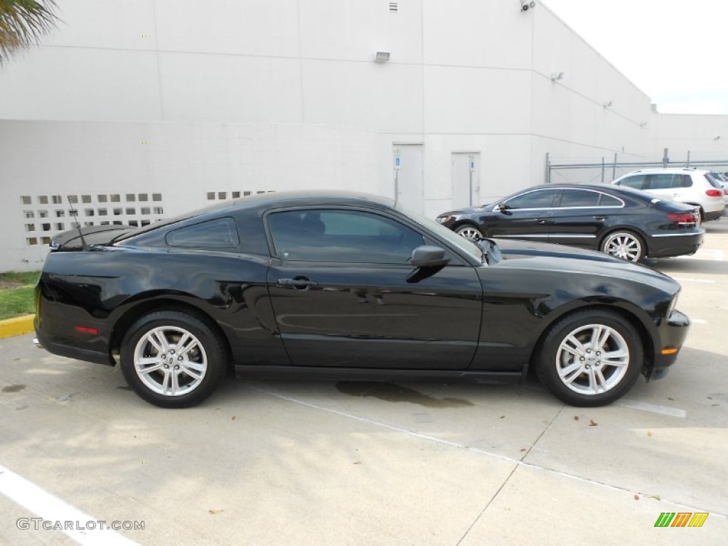 Black 2010 Ford Mustang V6 Coupe Exterior Photo #66579644