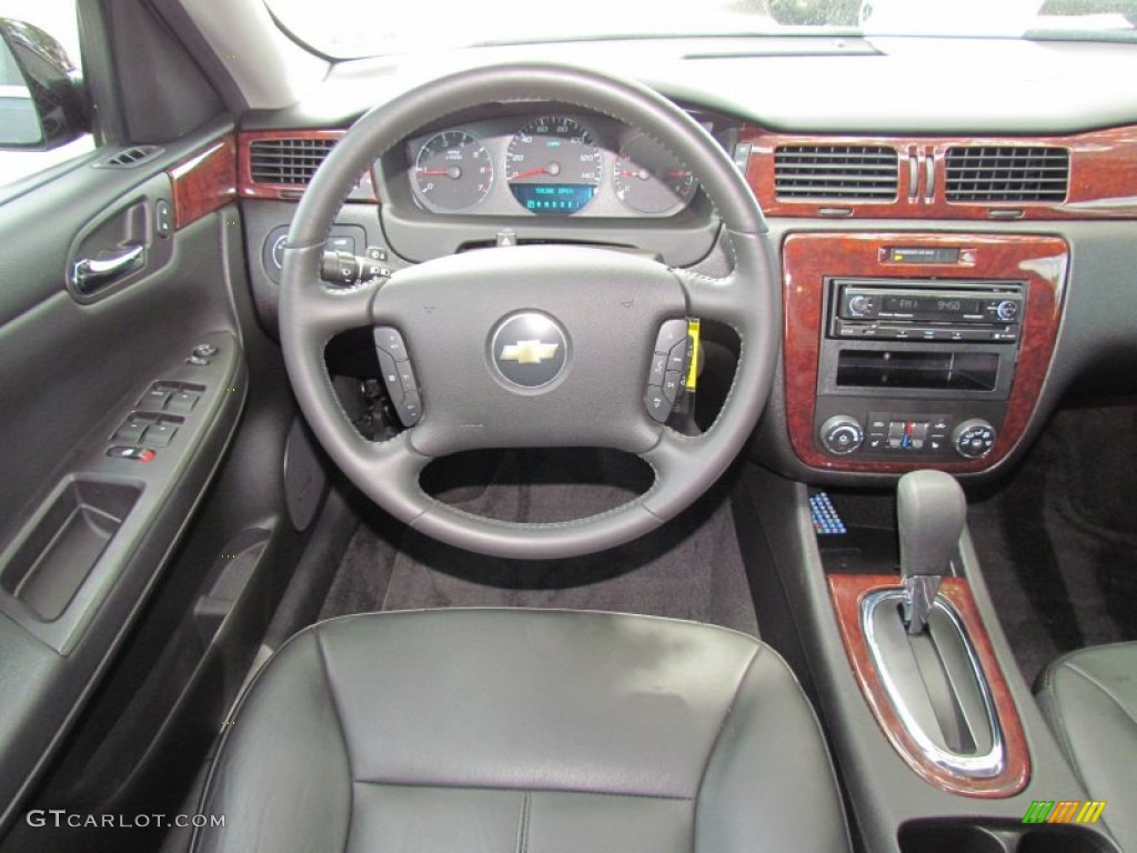 2009 Chevrolet Impala LTZ Ebony Dashboard Photo #66580001