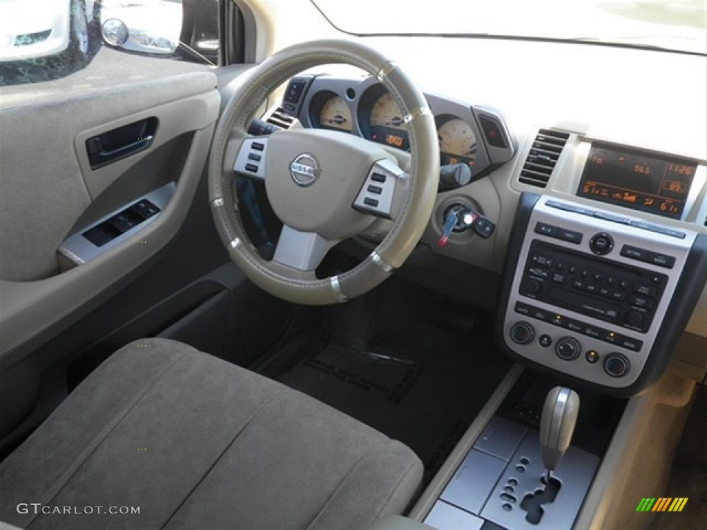 2004 Murano SL - Midnight Blue Pearl / Cafe Latte photo #28