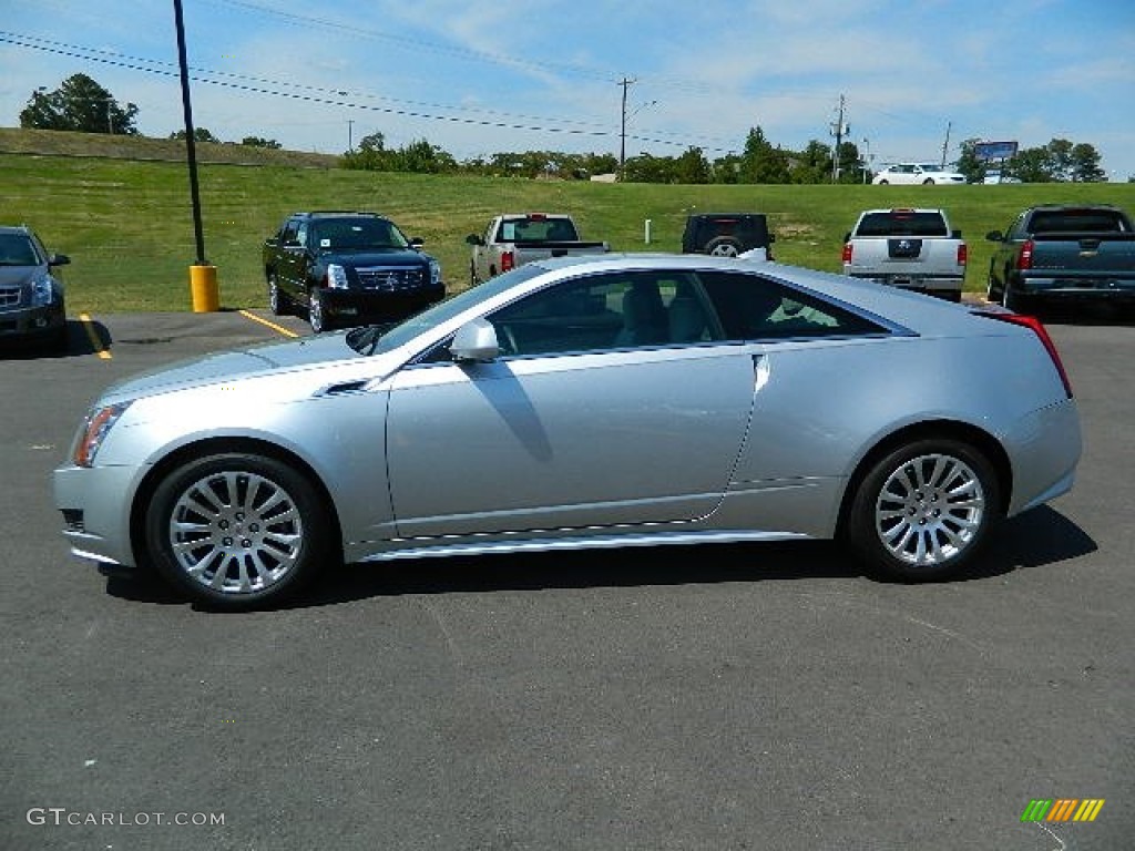 Radiant Silver Metallic 2012 Cadillac CTS Coupe Exterior Photo #66582344