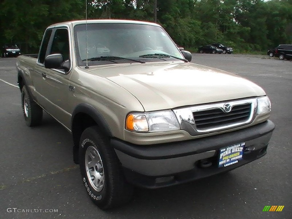 1999 B-Series Truck B4000 SE Extended Cab 4x4 - Harvest Gold Metallic / Tan photo #3