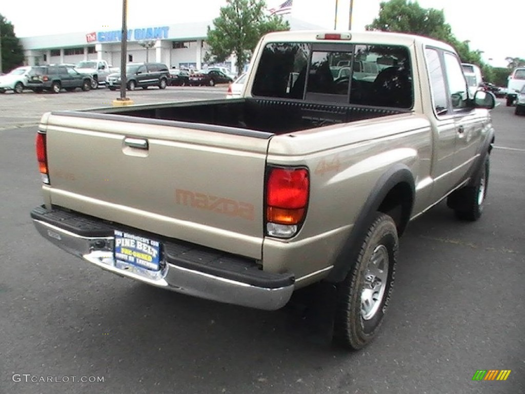 1999 B-Series Truck B4000 SE Extended Cab 4x4 - Harvest Gold Metallic / Tan photo #4