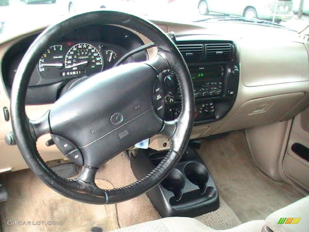 1999 B-Series Truck B4000 SE Extended Cab 4x4 - Harvest Gold Metallic / Tan photo #12