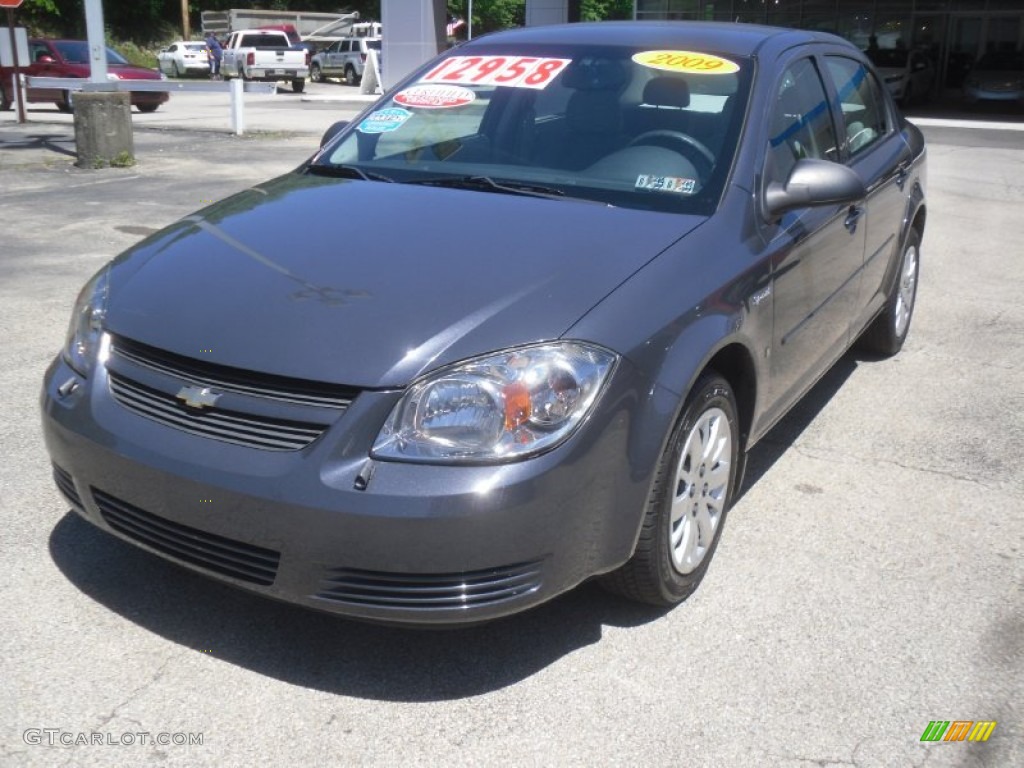 2009 Cobalt LS Sedan - Slate Metallic / Gray photo #1