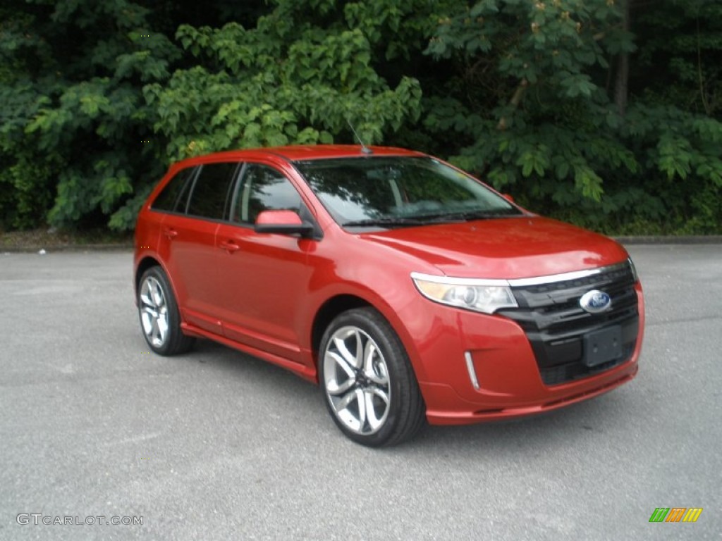 2012 Edge Sport - Red Candy Metallic / Charcoal Black/Silver Smoke Metallic photo #1