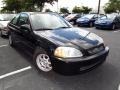 Black Pearl Metallic 1997 Honda Civic HX Coupe