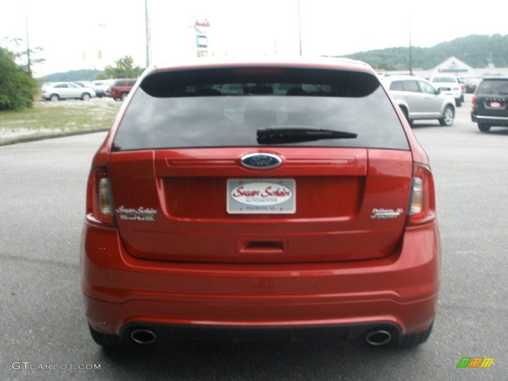 2012 Edge Sport - Red Candy Metallic / Charcoal Black/Silver Smoke Metallic photo #8