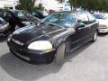 1997 Black Pearl Metallic Honda Civic HX Coupe  photo #4