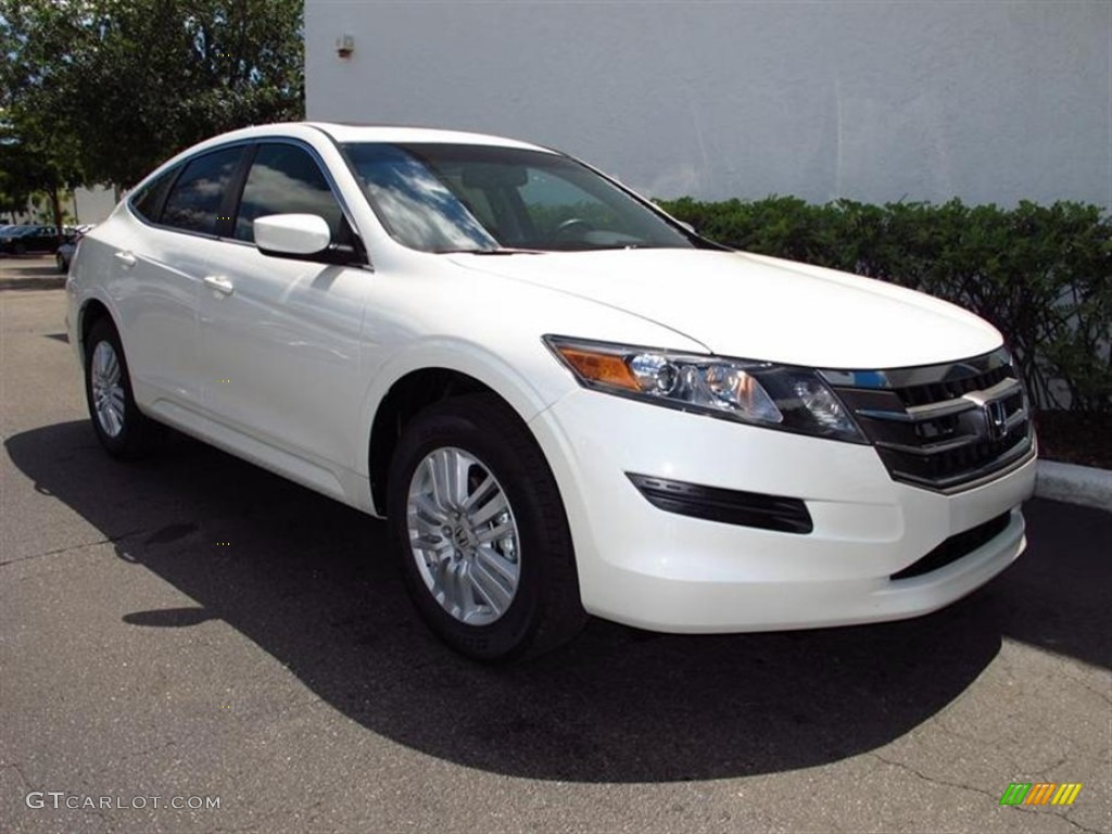 White Diamond Pearl 2012 Honda Accord Crosstour EX Exterior Photo #66587799