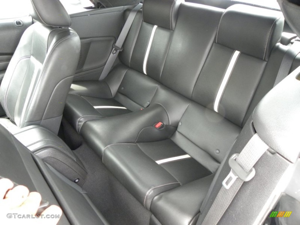 2010 Ford Mustang GT Premium Convertible Rear Seat Photo #66587910