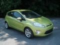 Lime Squeeze Metallic 2011 Ford Fiesta SES Hatchback